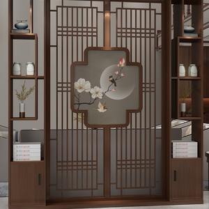 <span class=keywords><strong>ตู้</strong></span>เก็บของทางเข้าแบบสองด้านสไตล์จีนโมเดิร์นมินิมอล ทำจากไม้เนื้อแข็ง กันน้ำ ใช้เป็นฉากกั้นห้องนั่งเล่นใหม่ พร้อมชั้นวางรองเท้า - Product Image 3