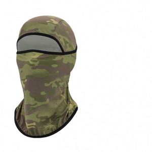 Cagoule 100% Coton Imperméable Hiver/Été Style Image Masque Intégral pour Sports de Plein Air, Pêche et Plage Noir - Product Image 3