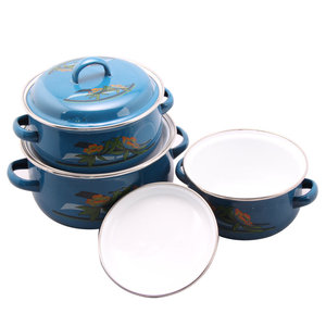 Ventes chaudes : <span class=keywords><strong>Cocotte</strong></span> <span class=keywords><strong>en</strong></span> <span class=keywords><strong>fonte</strong></span> avec design classique, pot ovale émaillé antiadhésif, casserole et couvercle <span class=keywords><strong>en</strong></span> émail - Product Image 4