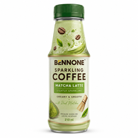 Série Café : Oat Latte, Matcha Latte, Café au Chocolat, Americano au Citron 330ml en Canette et en Bouteille BENNONE Marque Privée Personnalisée