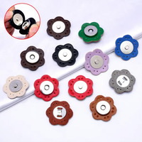Bouton magnétique en fer pour sac DIY - Fermeture à coudre à la main en cuir PU pour accessoires de bagages et de vêtements