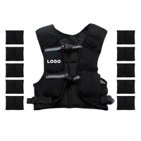 Gilet lesté réglable pour la course en extérieur, avec poids de sable, équipement d'entraînement de fitness discret