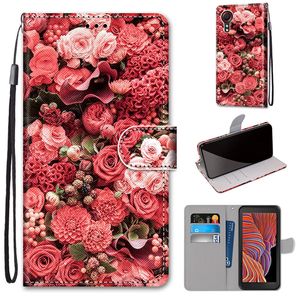 Étui en cuir pour portefeuille à fleurs en 3D pour Samsung Galaxy <span class=keywords><strong>S21</strong></span> <span class=keywords><strong>FE</strong></span> A02 A02S A12 A32 4G A52 A72 5G F62 Xcover5 Housse de protection pour chien et chat - Product Image 1