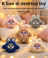 Peluche Kawaii, animal en peluche, animal électronique IA, jouet interactif, compagnon de bureau, jouet interactif parent-enfant, jouet robot