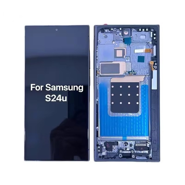 High Quality Original OLED Phone Screen for Samsung Galaxy S24 Ultra Screen with Display and Frame Repair the Screen