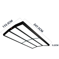 Lampe de billard LED rectangulaire sans ombre, logo personnalisé, protection des yeux, sans scintillement, économie d'énergie, lampe suspendue pour billard