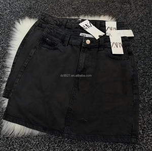 <span class=keywords><strong>Mini</strong></span>-<span class=keywords><strong>jupe</strong></span> cargo <span class=keywords><strong>droite</strong></span> décontractée en jean pour femme, séchage rapide et poches solides, idéale pour le printemps - Product Image 2