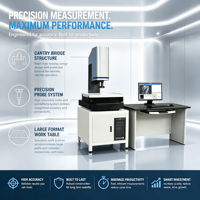 Système de vision haute précision JY 0,5 % – Machine de mesure par coordonnées CMM avec logiciel 3D, protection IP55, garantie 1 an