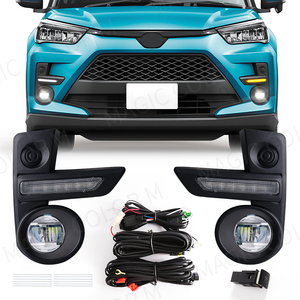 DLAA Đèn Sương Mù Halogen <span class=keywords><strong>Led</strong></span> Đèn Lái Xe Chạy Ban Ngày Tín Hiệu Rẽ Màu Hổ Phách <span class=keywords><strong>DRL</strong></span> Cho Toyota Raize 2020 2021 2022 2023 - Product Image 1