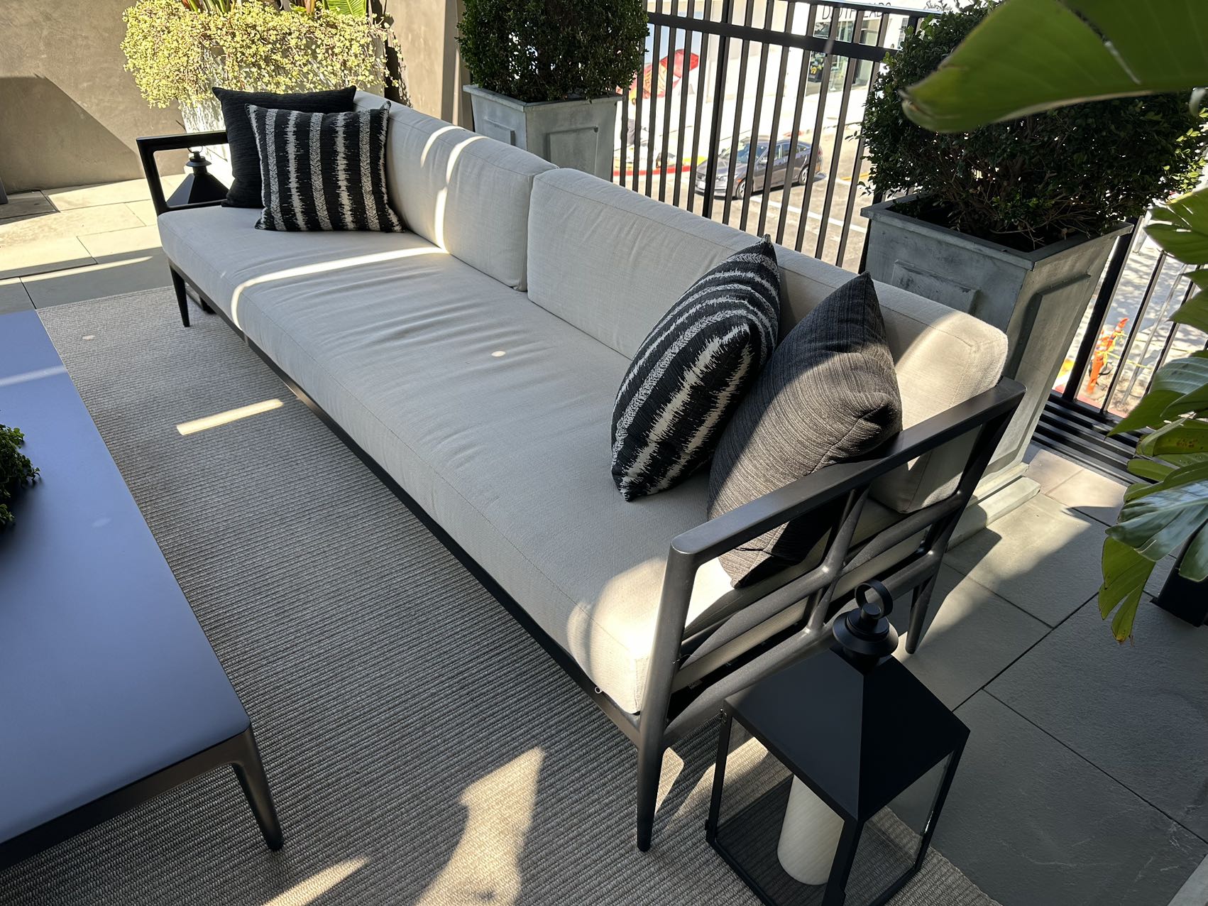 New arrival aluminum casting outdoor sofa set high-quality patio sofa set outdoor garden sofa