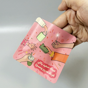 Échantillon d'emballage personnalisé pour sachets de thé vides, petit format 3x4, sachet à trois soudures latérales pour café et thé - Product Image 5