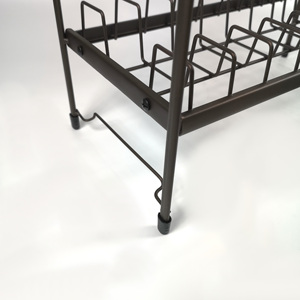Organizador de cocina <span class=keywords><strong>para</strong></span> el hogar, escurridor de vajilla de gran capacidad de 2 niveles, con ganchos, soporte <span class=keywords><strong>para</strong></span> cubiertos y bandeja de drenaje - Product Image 4