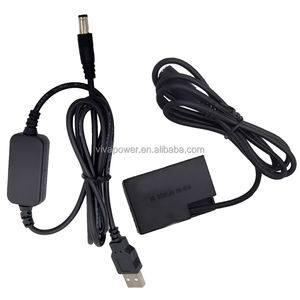 Para cámaras Canon R8 R10 R50 Kiss 8000D EOS Rebel T6i 800D 9000D X8, batería ficticia de 2000, acoplador de CC con convertidor USB de 5V, batería simulada de 2, 1 unidad - Product Image 2