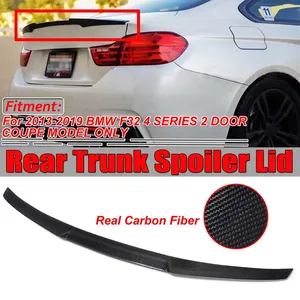 Alerón trasero de fibra de carbono real estilo M4 para BMW F32 Serie 4 428i 435i 440i 2DR 2014-2020 - Product Image 1