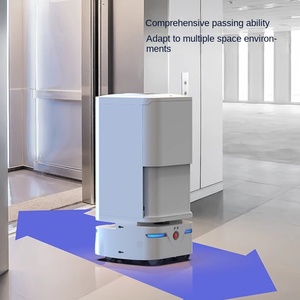 Robot de livraison intelligent Yunji Android pour les chambres d'hôtel avec interaction vocale et écran LCD - Utilisation commerciale - Product Image 3