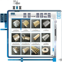 Personnalisation en usine : Aiguille perforatrice en aluminium et rouleau à anneaux, haute qualité, marque PU YI SEN