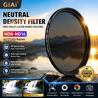 Filtre à densité neutre MRC pour photographie, revêtement nano multicouche, verre optique 62mm 77mm 82mm 86mm ND8 ND16, filtre anti-buée pour appareil photo