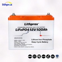 Batterie pour fauteuil roulant 12V100AH 1.2KWh Grade A Lithium Fer Phosphate Installation Facile Remplacement du plomb-acide pour l'alimentation