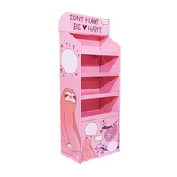 Exhibidor de Cartón Personalizable para Piso, Resistente y Ecológico, para Publicidad en Tiendas, Ideal para Alimentos, Dulces y Chocolate