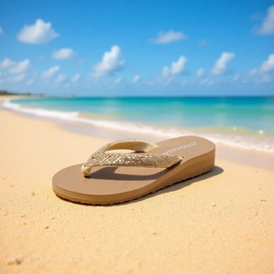 Sandalias de playa Daling con tacón de cuña y tira en el dedo, de EVA negra, para usar con falda, modelo 2026 - Product Image 2