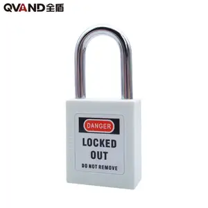 QVAND 38mm güvenlik anahtarlı padlock asma kilit kırmızı kilit dışarı etiketi dışarı çin loto cihazları osha tagout yalıtım