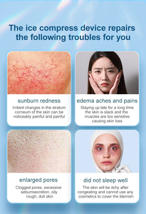 Tendance usage domestique soins de la peau globe de glace <span class=keywords><strong>rouleau</strong></span> masseur calmer <span class=keywords><strong>visage</strong></span> cou boutons acné outil avec boule de glace - Product Image 5