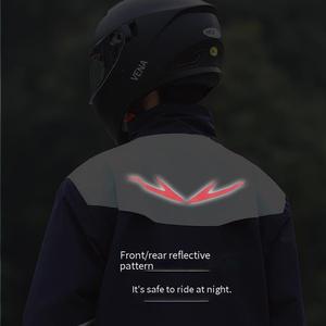 Ensemble de pluie moto toutes saisons pour <span class=keywords><strong>homme</strong></span> adulte, veste et pantalon imperméables en Taslon, pour sports de plein air - Product Image 6