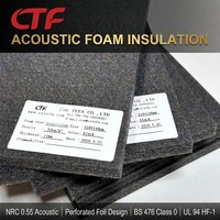 Matériau d'isolation thermique et acoustique en mousse de polyoléfine PO à cellules semi-ouvertes pour la construction de conduits HVAC, échantillons gratuits au format A4 fournis