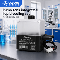Ensemble pompe-réservoir OCOCOO DC-300T 12V 0.5A, réservoir en acrylique transparent avec connecteur 4 broches, CE RoHS pour équipement de laboratoire