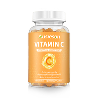 Gummies véganes halal à la vitamine C, supplément de zinc pour éclaircir la peau, soutien à la santé, collagène, gummies à la vitamine C
