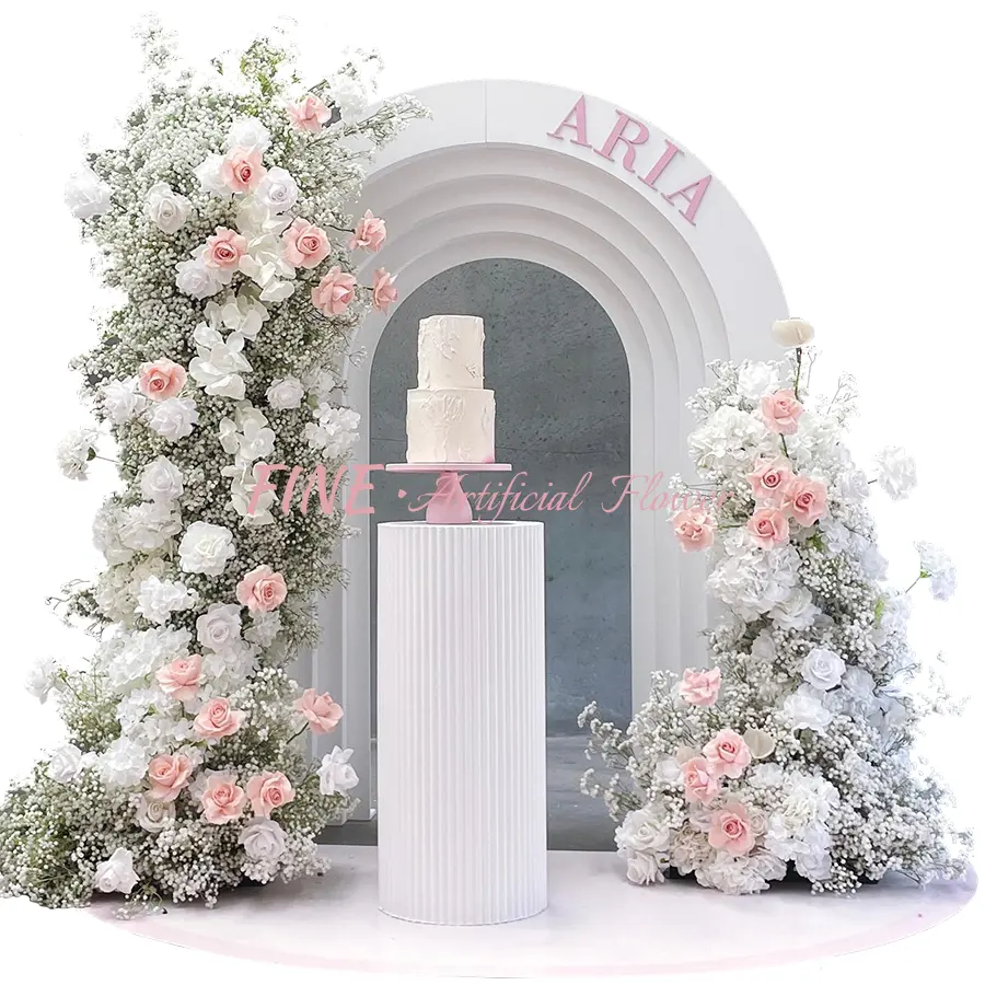 Mới Đám Cưới Backdrop Vòm Đảng Hoa Vòm Trang Trí Hoa Sắp Xếp Kim Loại Khung