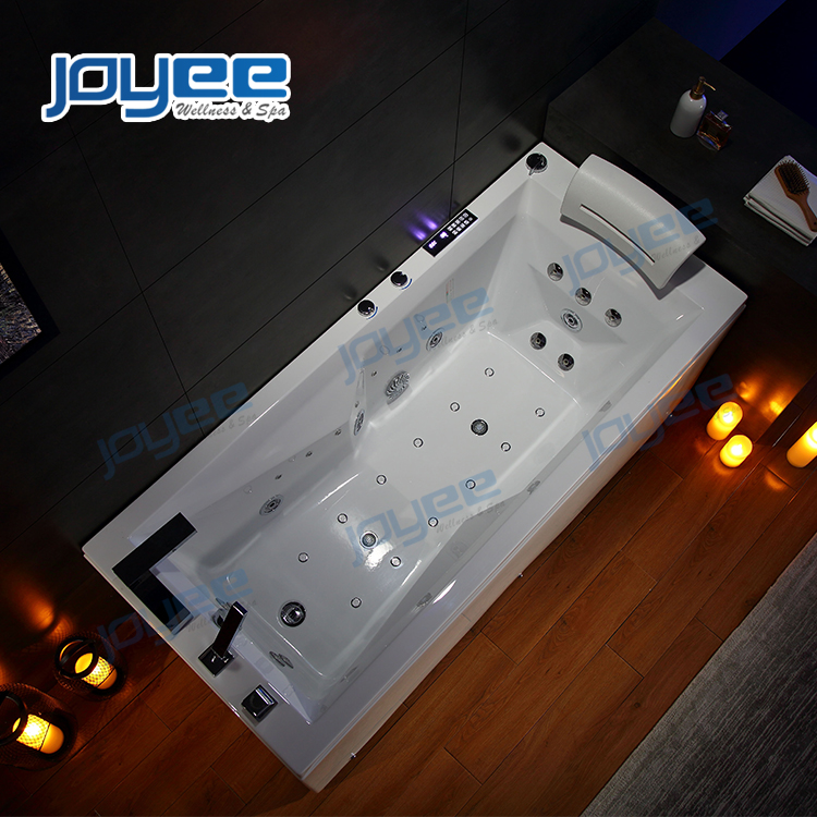 JOYEE single Person Spa Tub Indoor jakuzi cheap whirlpool bathtub/massage bath tub/indoor bathtub shower combo