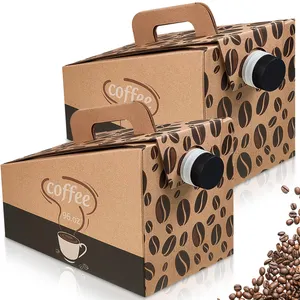 Caixa de embalagem de café Papel de impressão personalizada Caixa de chá Caixa de café Papel Kraft