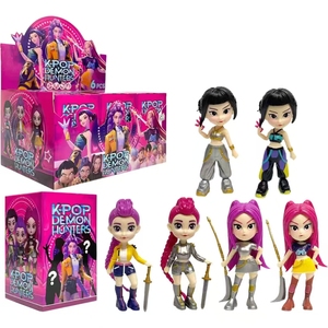 K-pop Demon Hunters Mystery Box, Set di 6 Statuette <span class=keywords><strong>Anime</strong></span> in PVC, Giocattoli K-POP Demon Hunters, Scatola Sorpresa <span class=keywords><strong>Anime</strong></span>, Regalo Scala 1/12 - Product Image 4