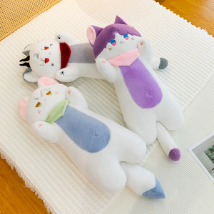 Adorable Doudou Poupée Chat Siamese en Peluche avec Rembourrage en Coton PP et Matière Polyester, Motif Renard, Idéal Cadeau - Product Image 5