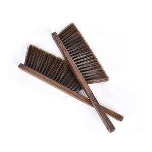 Escoba de mano para limpieza y desempolvado con mango de madera natural y cerdas suaves, al por mayor - Product Image 4