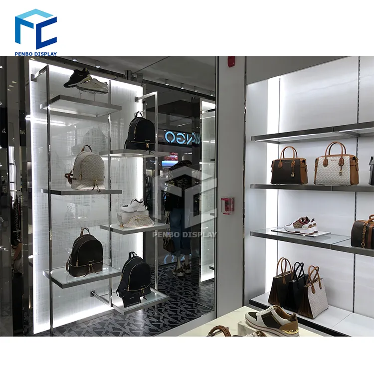 Fabrika yapımı vitrin ayakkabı perakende mağaza mobilya vitrin ayakkabı vitrin tasarımları, Modern ayakkabı vitrin