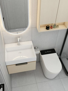 Mueble de Baño con Lavabo de Cerámica, Espejo y Gabinete, a Precio Competitivo - Product Image 6