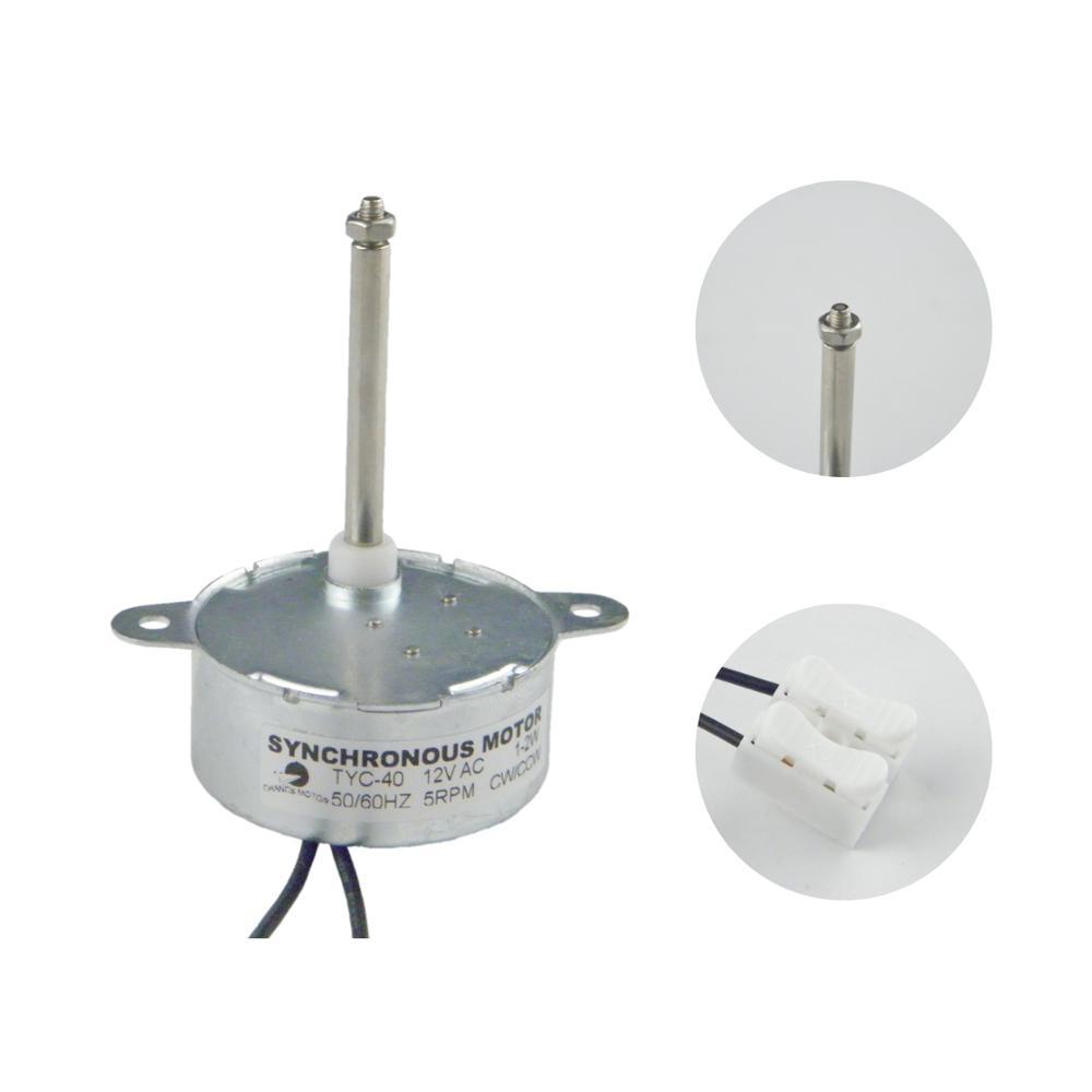 CHANCS TYC-40 Synchronmotor 12V DC 5RPM – Kleiner Produktbild-Vorschau 3