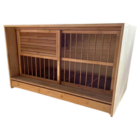 Cage de reproduction en bois à porte coulissante pour pigeons, nichoir européen pour pigeons de course et colombiers