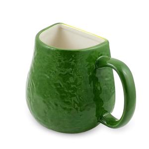 Taza 3D con Diseño de Aguacate, Taza de Fruta de Dolomita Pintada a Mano, Taza de Café de Cerámica 3D con Aguacate - Product Image 2
