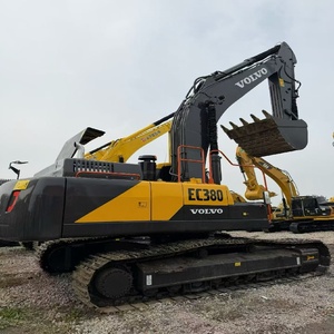 Excavatrice sur chenilles Volvo 380 d'occasion - Mini engin de construction avec moteur, pompe, boîte de vitesses, PLC - Garantie 1 an - Product Image 2