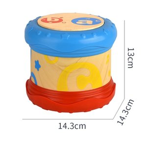 Wholesale Funny <b>Plastic</b> ABS Instruments Musical Dynamic Wooden Hand <b>Drum</b> Toy - Product Image 4