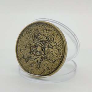 Custom 3D Metal Coin Engraved Brass Souvenir Personalized Challenge Logo <b>Gift</b> - Product Image 4