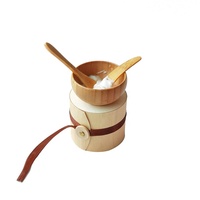 Produits de beauté pour le visage écologiques, ensembles de bols à mélanger, bols cosmétiques en bois et bambou avec spatule en bambou, cuillère