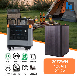 สถานีพลังงานแสงอาทิตย์แบบพกพา 3500W พร้อมเครื่องชงกาแฟและแผงโซลาร์แบบพับได้สำหรับกิจกรรมกลางแจ้ง BS-ABS15-3500W สถานีพลังงานแบบพกพา 3500w - Product Image 3