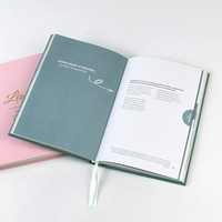 Servicio de Impresión de Cuadernos Personalizados, Directo de Fábrica, Logotipo con Estampado en Caliente, Tapa Dura de Tela, Papel Offset FSC, Agenda para Oficina