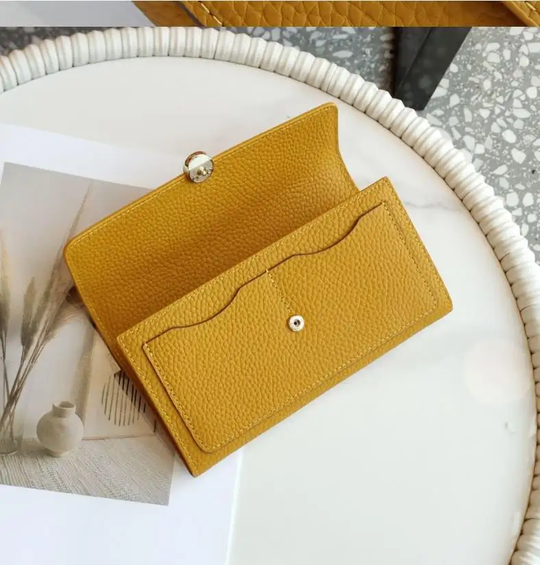 New Arrival Genuine Leather Clutch Purse Women Large Capacity Stylish Handbag RFID Clutch Wallet