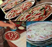10 12 13 14 16 "Plateaux de service ronds jetables en aluminium pour restauration pour distributeur automatique de pizzas