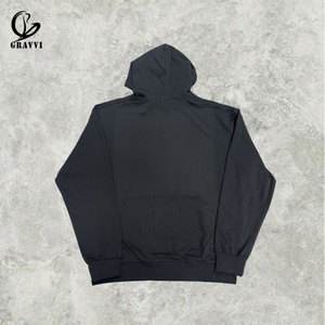 เสื้อฮู้ดสตรีทแวร์ทรงโอเวอร์ไซส์สำหรับผู้ชาย ลายกราฟิกสุนัขพ่นไฟ สไตล์ฮิปฮอป ผ้าหนาพิเศษ - Product Image 2